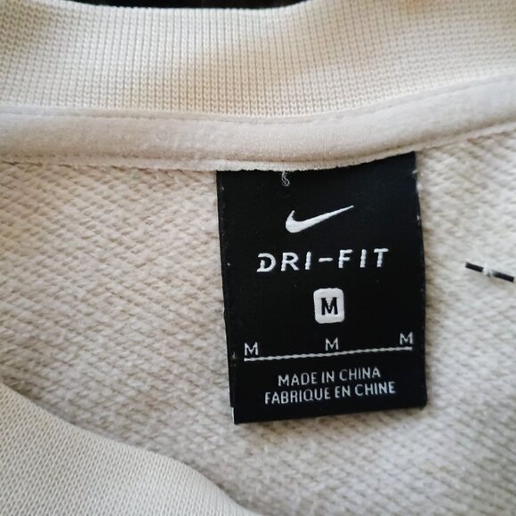 Nike DRI Fit Cream Pullover Sweatshirt - Picture 6 of 8